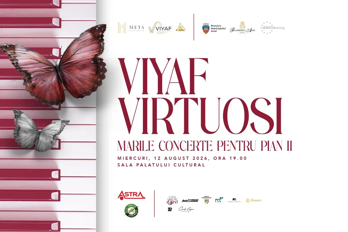 Filarmonica arad | programul lunii august 2026 4 marile concerte pentru pian 2