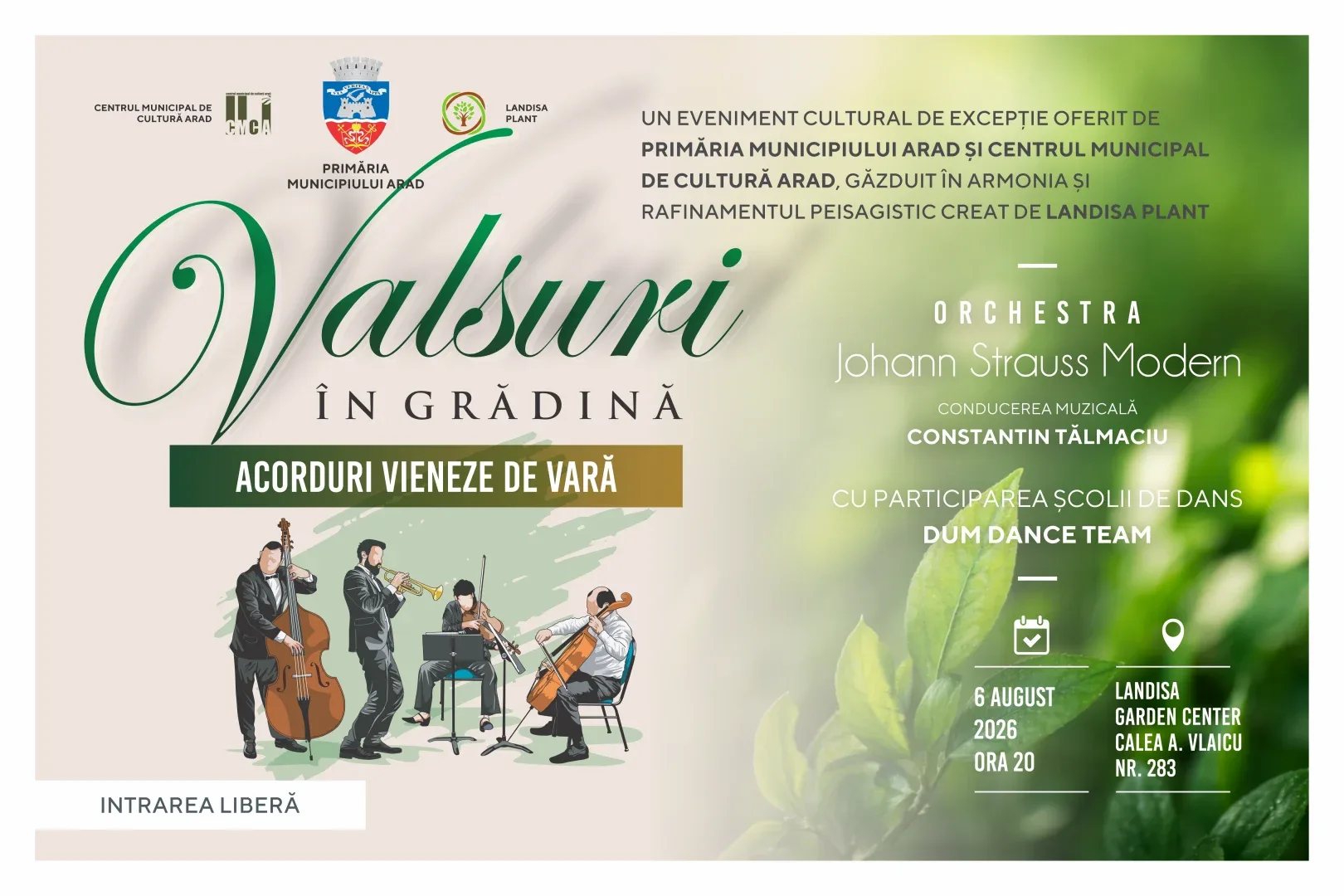 „valsuri în grădină” - landisa