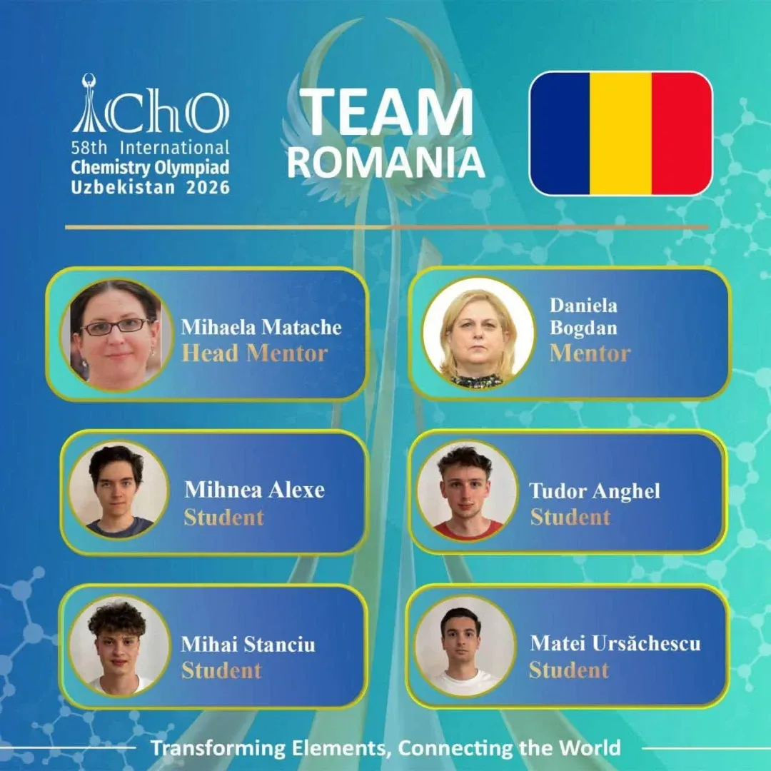 Mihai stanciu, absolventul colegiului național „moise nicoară”, a obținut medalia de argint la olimpiada internațională de chimie 3 lot romania chimie 2026