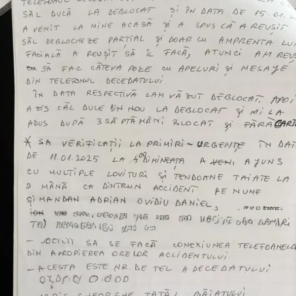 Disperarea unui tată | moartea lui lucian mariș din șiria - un „banal accident” sau o crimă interlopă acoperită de autorități? (1) 19 plangere maris politie2