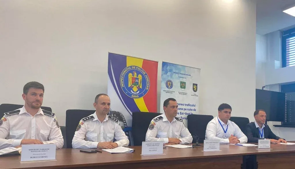 Polițiștii din arad și republica moldova, parteneri în proiectul european ar-stop pentru combaterea traficului de persoane 1 proiect ipj arad rep mld