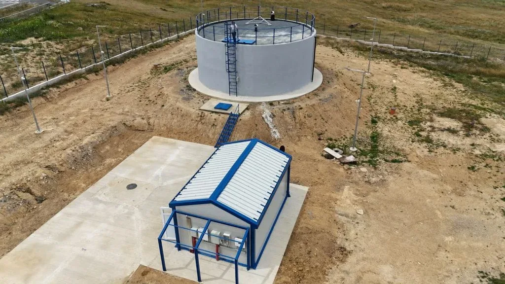 Rezervorul de apă potabilă din hălmagiu este finalizat 1 rezervor apa potabila halmagiu