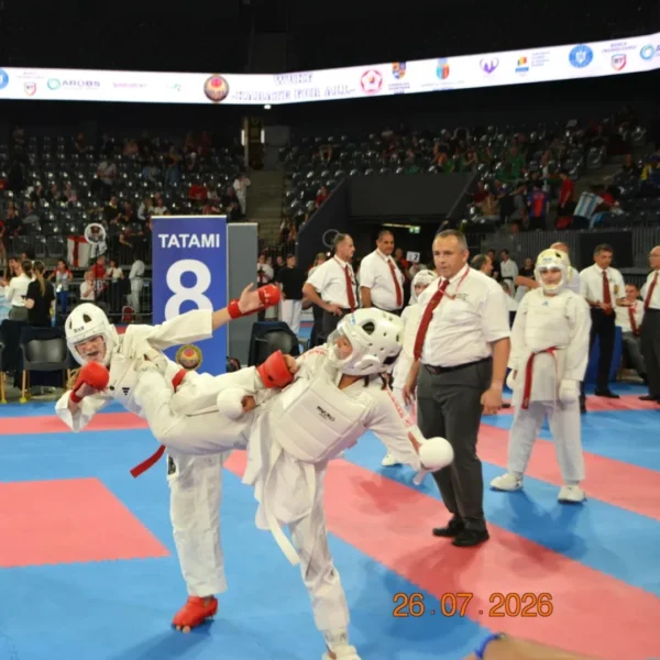 Tinerii de la sport club tiger au adus la arad 26 medalii de la campionatul mondial de karate desfășurat la cluj-napoca 11 sport club tiger 2026 31
