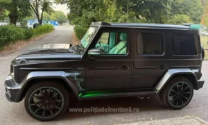 Mașină de lux căutată în Elveția, găsită de polițiștii de frontieră pe autostrada Timișoara – Arad