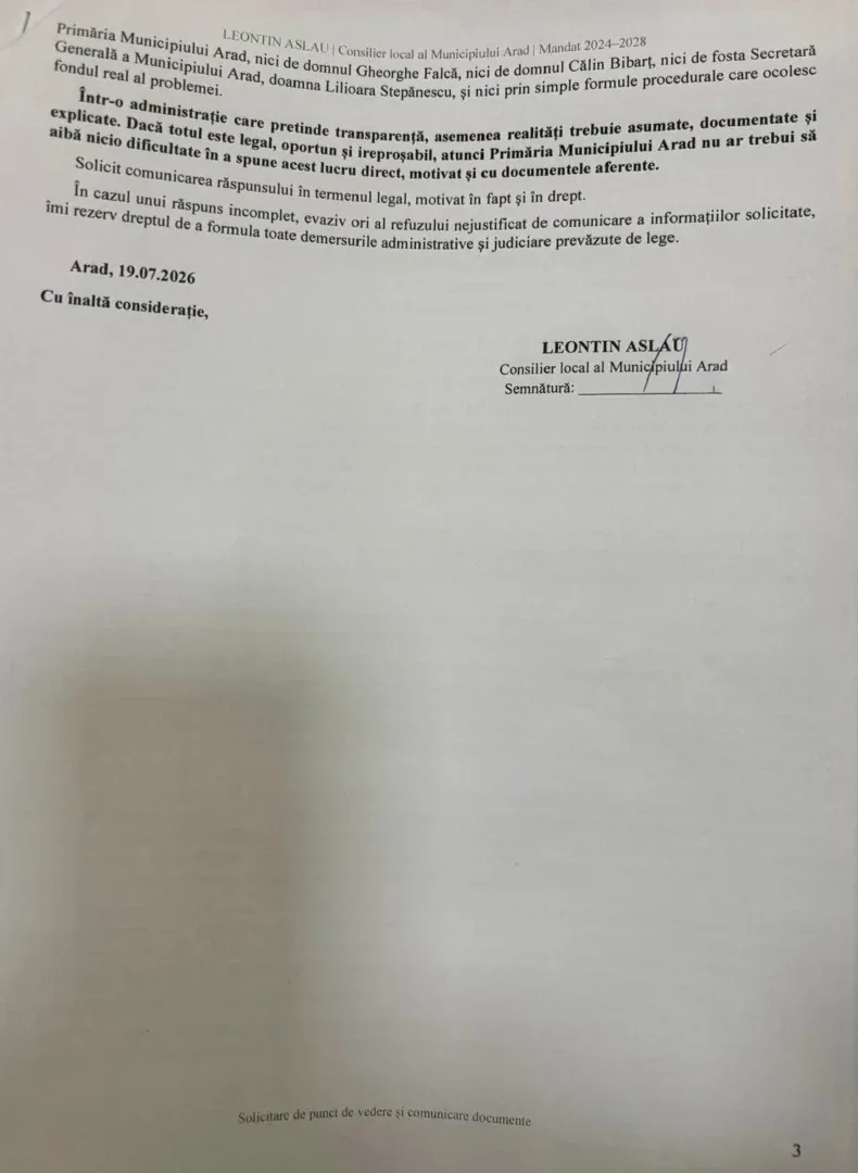 Lupta lui Leontin Aslău pentru partea sa din Ștrandul Neptun continuă | DOCUMENTE