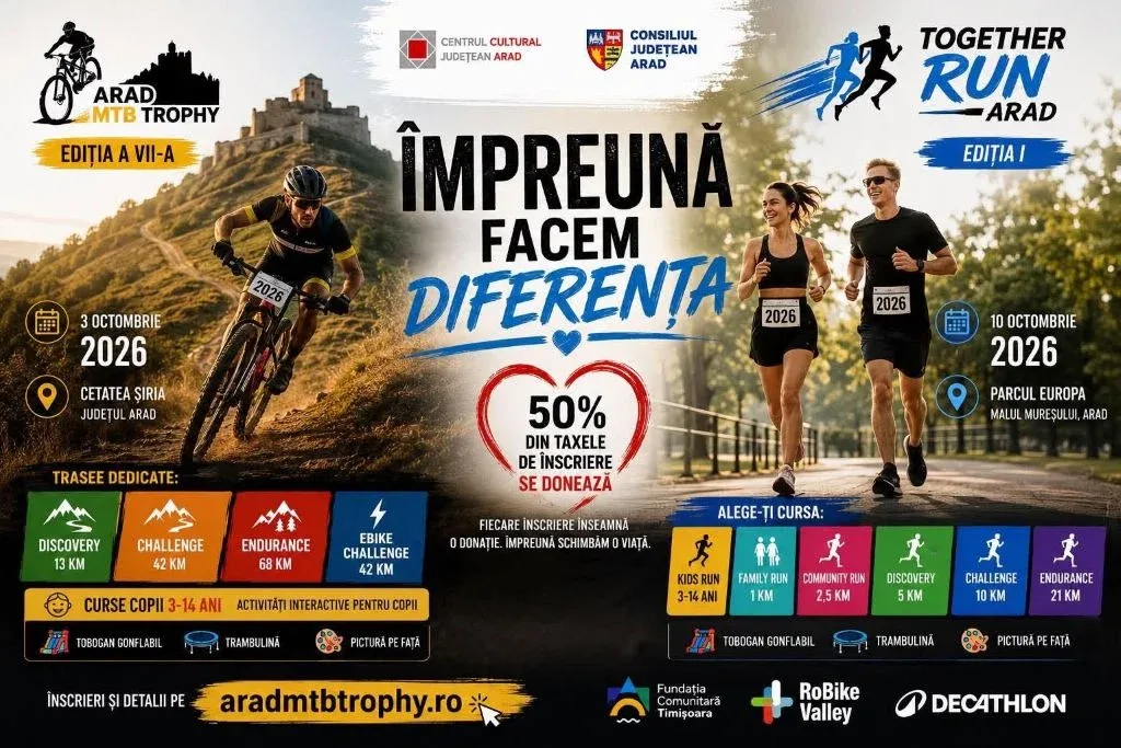 ACS Sport Competition pregătește două evenimente sportive importante în județul Arad