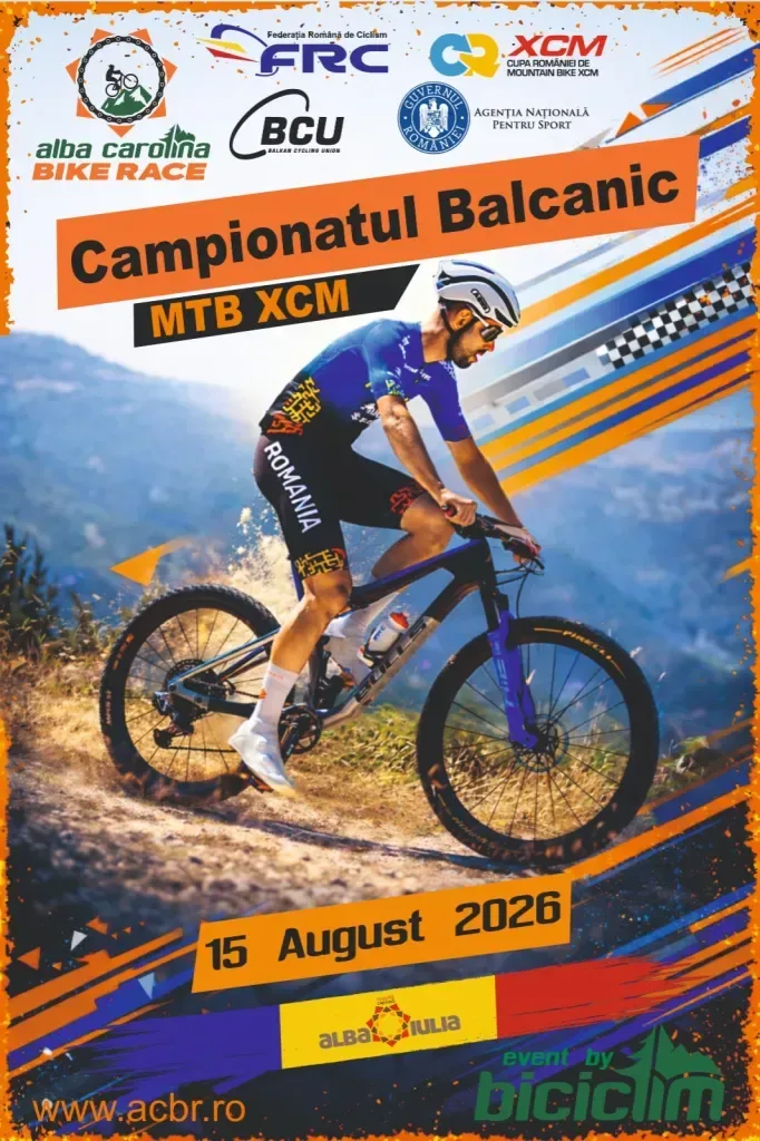Balcaniada mtb, în premieră la alba iulia pe 15 august 2 afis balcaniada xcm 2026 1