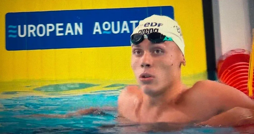 David Popovici - AUR în proba de 100 de metri liber la Campionatele Europene