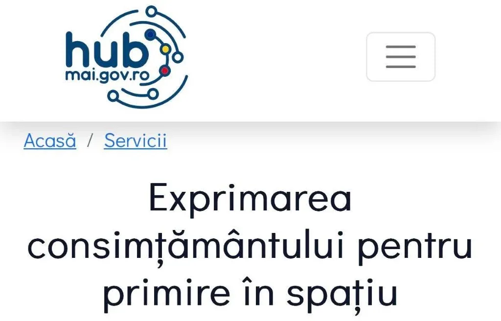 Acordul de „primire în spațiu”, necesar pentru eliberarea cărții de identitate, poate fi trimis online
