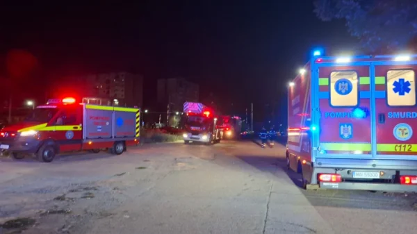 Incendiu în toiul nopții la Centrul de îngrijire medicală „Arbema Tertianum”, după ce un pacient a dat foc unor ziare aflate în salon