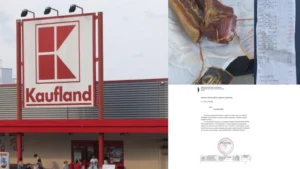 KAUFLAND-ul de pe „Banu Mărăcine”- sancționat de DSVSA după reclamația unui arădean care a cumpărat piept de porc cu gust de detergent