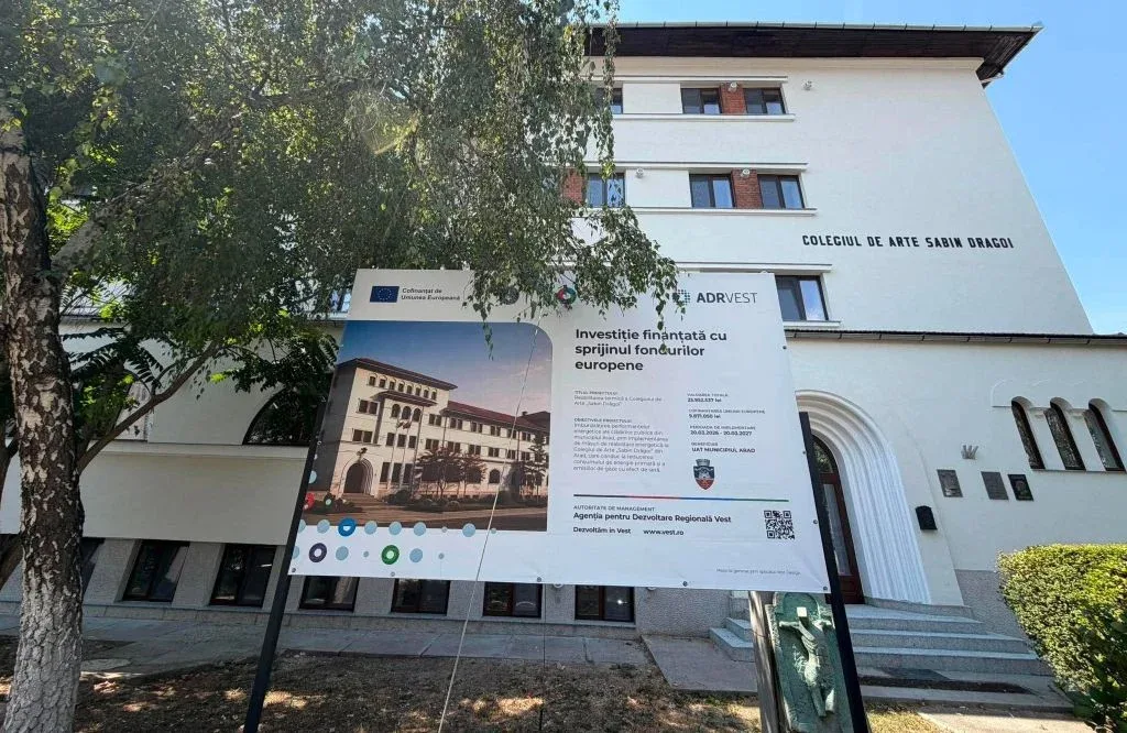 Elevii de la ARTE se întorc „acasă” | Reabilitarea Colegiului „Sabin Drăgoi” a fost finalizată înainte de termen