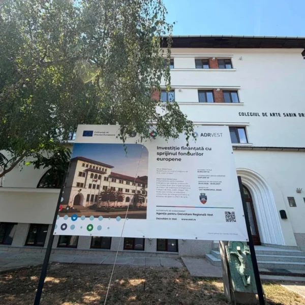 Elevii de la ARTE se întorc „acasă” | Reabilitarea Colegiului „Sabin Drăgoi” a fost finalizată înainte de termen