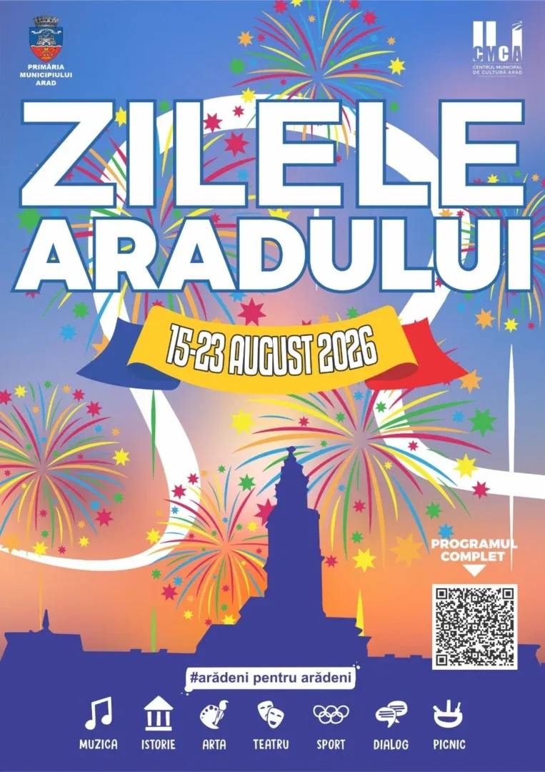 Zilele Aradului, ediția 2026 | PROGRAM