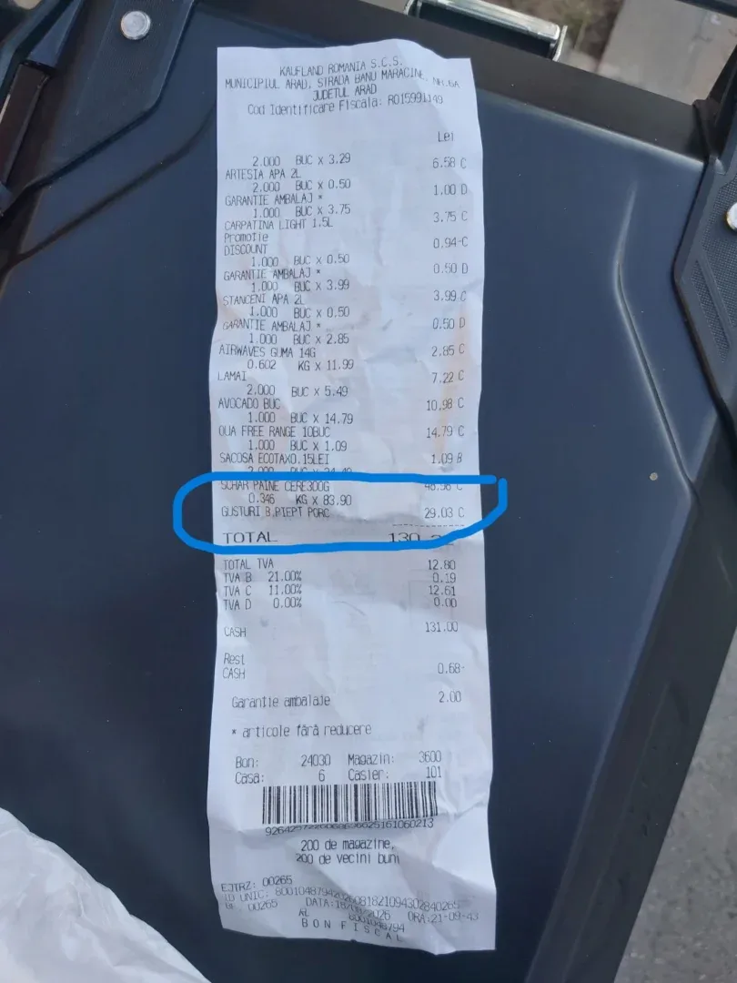 bon_produs neconform Kaufland