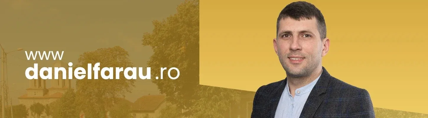 Ioachim-Daniel Fărău - consilierul local din Zăbrani venit din antreprenoriat în politică „din dorința de a transforma nemulțumirea față de lucrurile care nu funcționează în implicare, soluții concrete și rezultate” pentru comunitatea în care trăiește