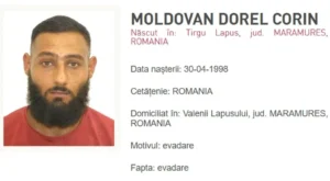 Deținut evadat din Baia Mare, de 48 de ore căutat de polițiști | Le-ar fi spus colegilor că merge să-și omoare soția