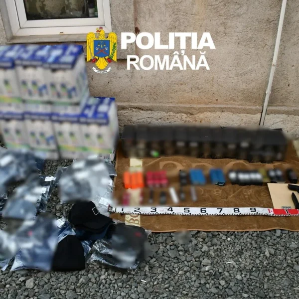 Percheziții la imobilele unui bărbat de 41 de ani din Arad efectuate de polițiștii Serviciului Arme, Explozivi și Substanțe Periculoase