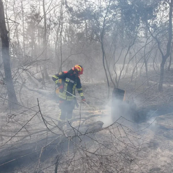 A trecut o săptămână de când pompierii arădeni participă la misiunea de stingere a incendiilor din Serbia