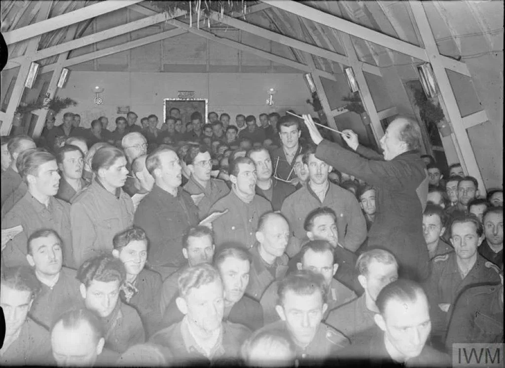Al doilea război mondial | prizonierii de război, privire comparativă | excesele anglo-americane (8) 1 prizonieri germani anglia 1945