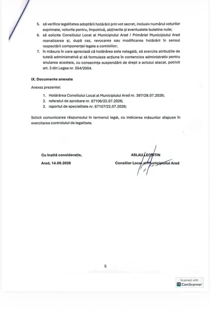 Lupta lui Leontin Aslău pentru partea sa din Ștrandul Neptun continuă | DOCUMENTE