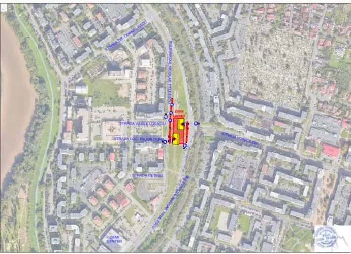 Va fi închis, timp de o lună, traficul rutier la traversarea liniilor de tramvai din sensul giratoriu dintre b-dul nicolae titulescu și str. Voinicilor | vezi rute ocolitoare recomandate 1 trafic inchis titulescu voinicilor