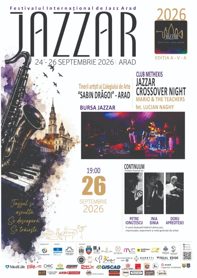 JAZZAR 2026 | Trei seri. Trei experiențe. Un singur limbaj: JAZZ