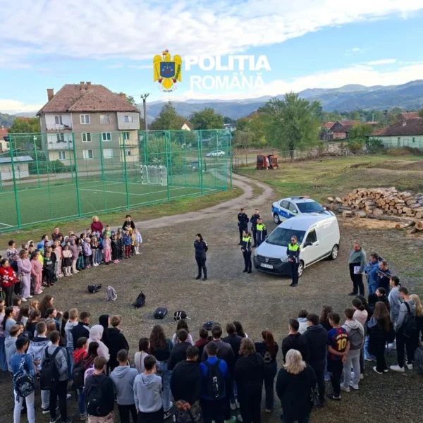 „Săptămâna prevenirii criminalității” s-a încheiat alături de elevii din Hălmagiu și Vârfurile