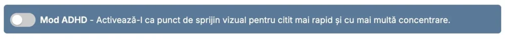 Citirea bionică | Tehnica din spatele Mod ADHD