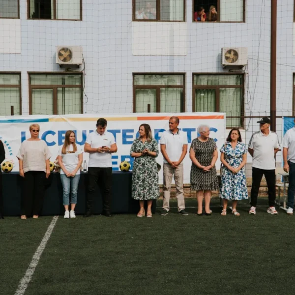 Caravana #BeActive a adus-o pe campioana Simona Amânar la Liceul Teoretic Sebiș