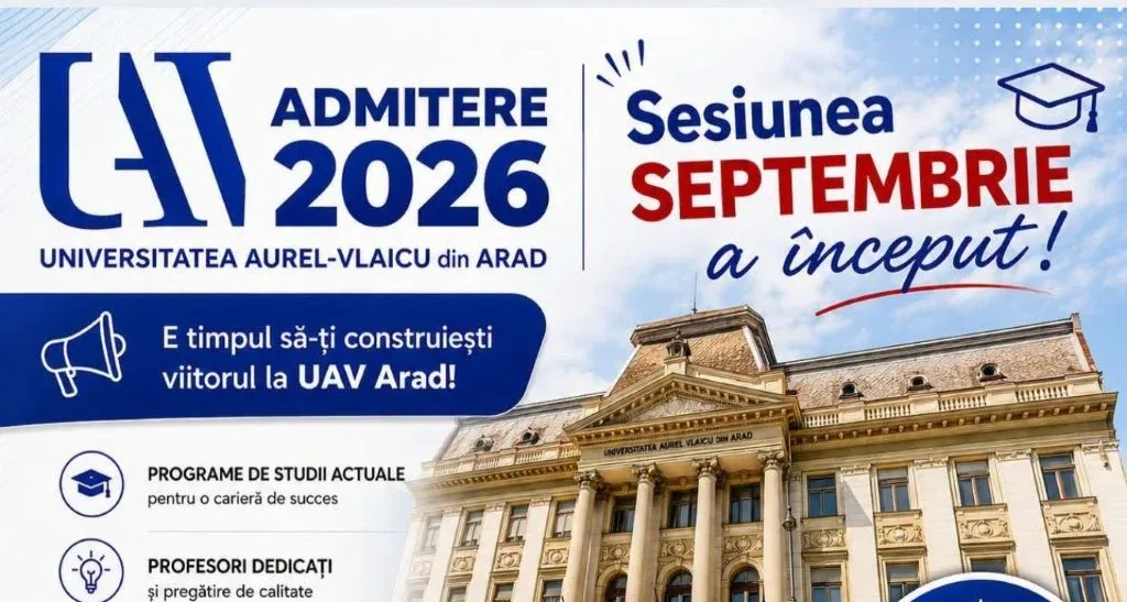 O nouă sesiune de admitere la Universitatea „Aurel Vlaicu”
