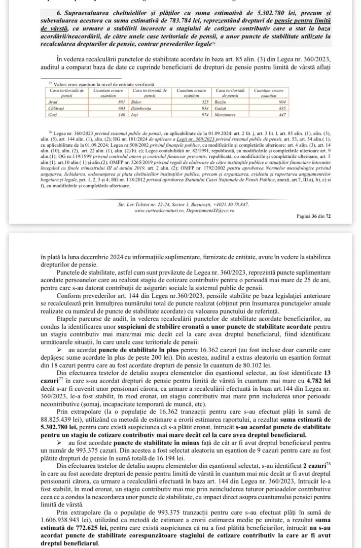 Pensii recalculate greșit, în minus, pentru 2,2 milioane de români | Printre cei afectați de recalculările eronate sunt și pensionari arădeni | Persoane decedate au continuat să primească pensia