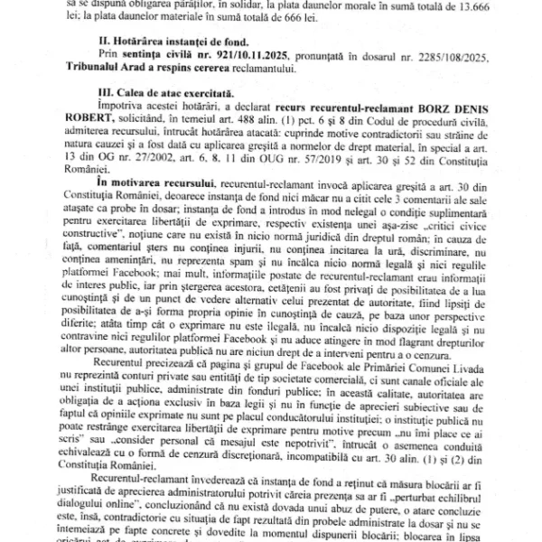 Denis Borz vs. Primăria Livada - un caz demn de analele psihiatriei judiciare | Hărțuit de fiul vitreg, Adrian Țolea explică tot contextul într-o conferință de presă | Înregistrare integrală
