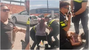 Scandal de proporții, în parcarea unui supermarket din Arad | Două femei au fost încătușate și s-au aplicat amenzi record