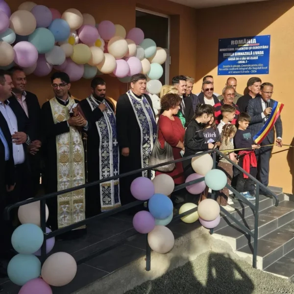 Anexa cu 4 clase de la Școala Gimnazială din Livada a fost inaugurată