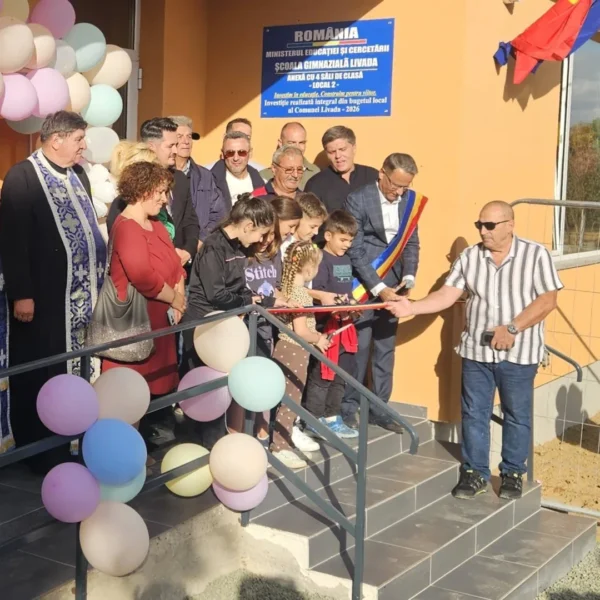 Anexa cu 4 clase de la Școala Gimnazială din Livada a fost inaugurată
