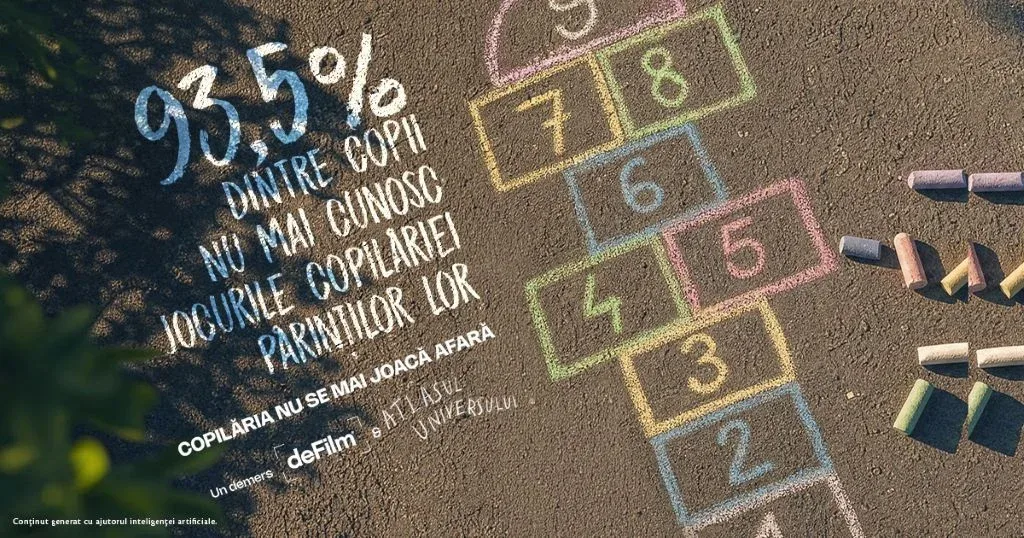 COPILĂRIA NU SE MAI JOACĂ AFARĂ! Copiii români petrec prea puțin timp la joacă afară și prea mult timp pe ecrane