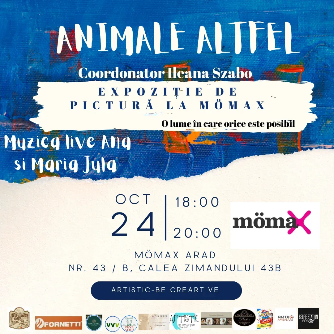 De la „Inimi mici, vise mari” la „Animale Altfel” | Atelierul Artistic-be Creartive revine cu a treia expoziție de amploare în Arad