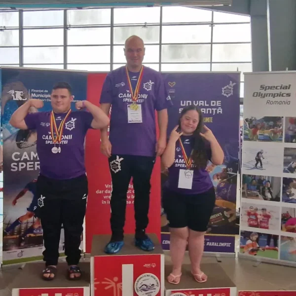 A.C.S. BRAVII ARAD - la Competiția Națională de Înot Special Olympics