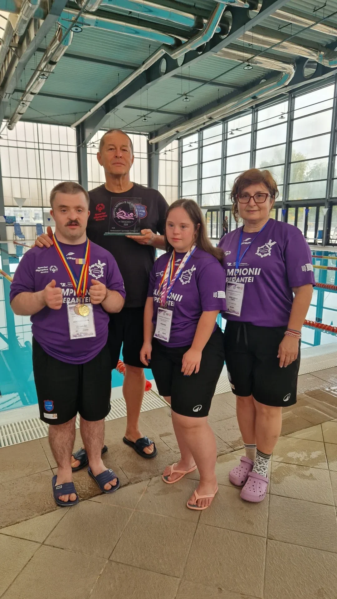 A.C.S. BRAVII ARAD - la Competiția Națională de Înot Special Olympics