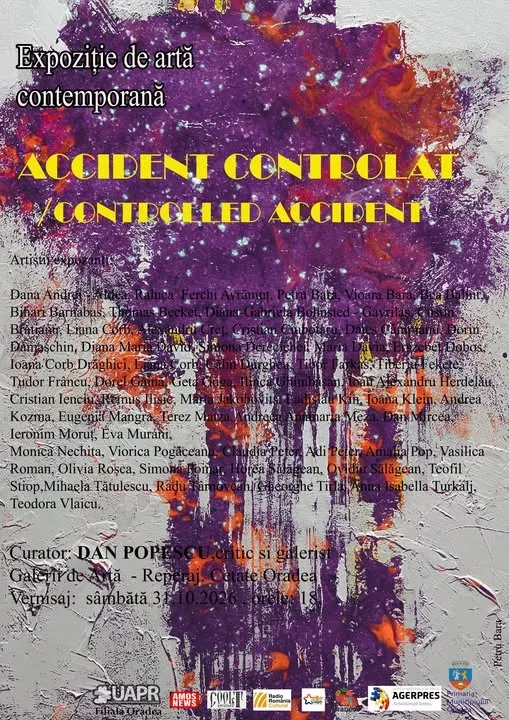 Costin Brăteanu expune la Oradea, în cadrul proiectului „ACCIDENT CONTROLAT”