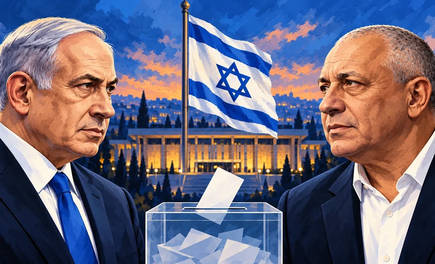 Alegeri Israel 2026 — Netanyahu și Eisenkot