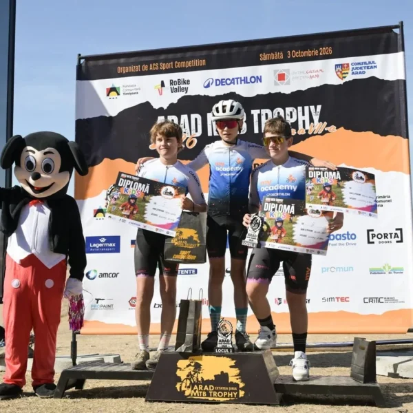 Arad MTB Trophy și Together Run Arad – două evenimente de succes care au adus împreună sute de participanți și numeroase familii