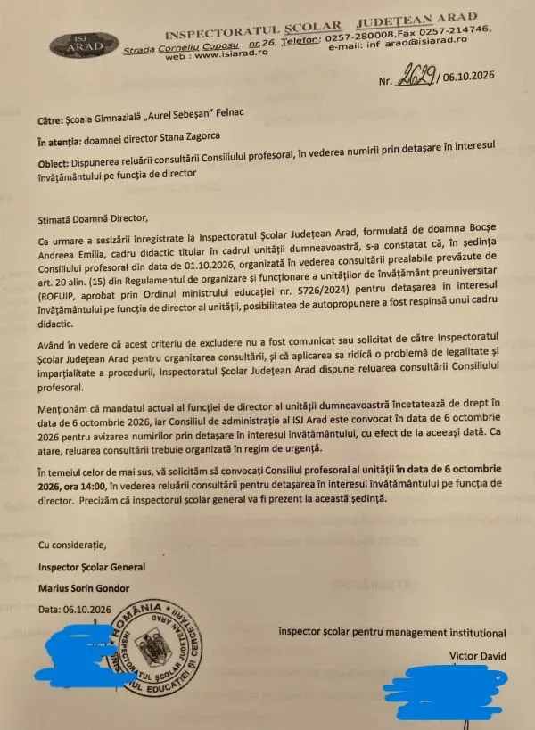 Ghid | Cum devii directoare de școală dacă ești din PNL | Te autopropui, îl pui pe Falcă să amenințe și, dacă nu ține, apelezi la ISJ Arad