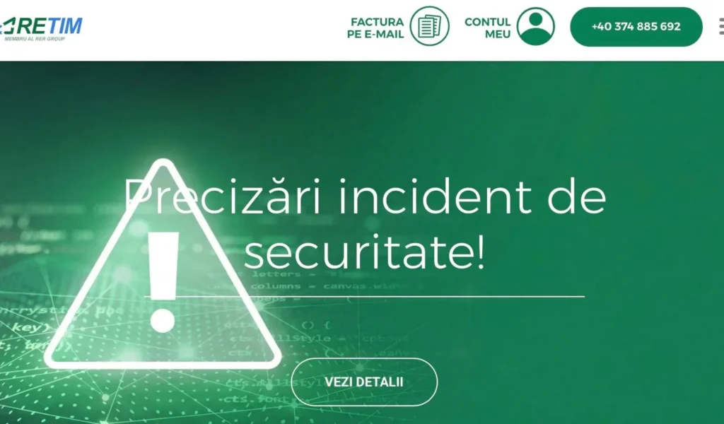 RETIM-INCIDENT SECURITATE