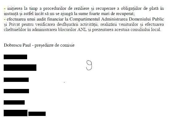 Lipova și administrația ei paralelă | O comisie mixtă formată din consilieri locali și personal din aparatul de specialitate al primarului a întocmit un RAPORT de analiză și verificare a modului de administrare a blocurilor ANL