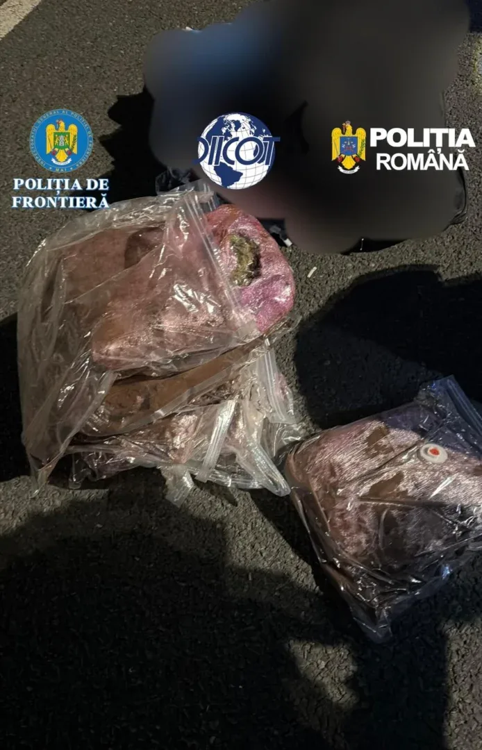 Tânăr prins la Nădlac, într-un autocar, cu peste 7 kilograme de canabis aduse din Spania