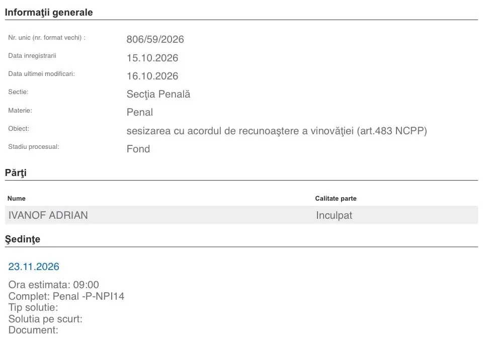 Adrian Ivanof, avocat din Baroul Arad, condamnat pentru mesaje antisemite și promovarea cultului lui Ion Antonescu | Acesta a încheiat acord de recunoaștere a vinovăției