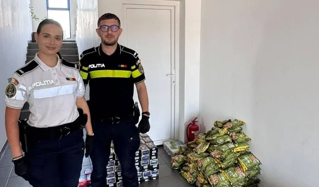 Marfă presupus furată din Germania, indisponibilizată de polițiști pe A1