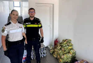 Marfă presupus furată din Germania, indisponibilizată de polițiști pe A1